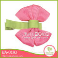 Nice pink and green boutique hair bows